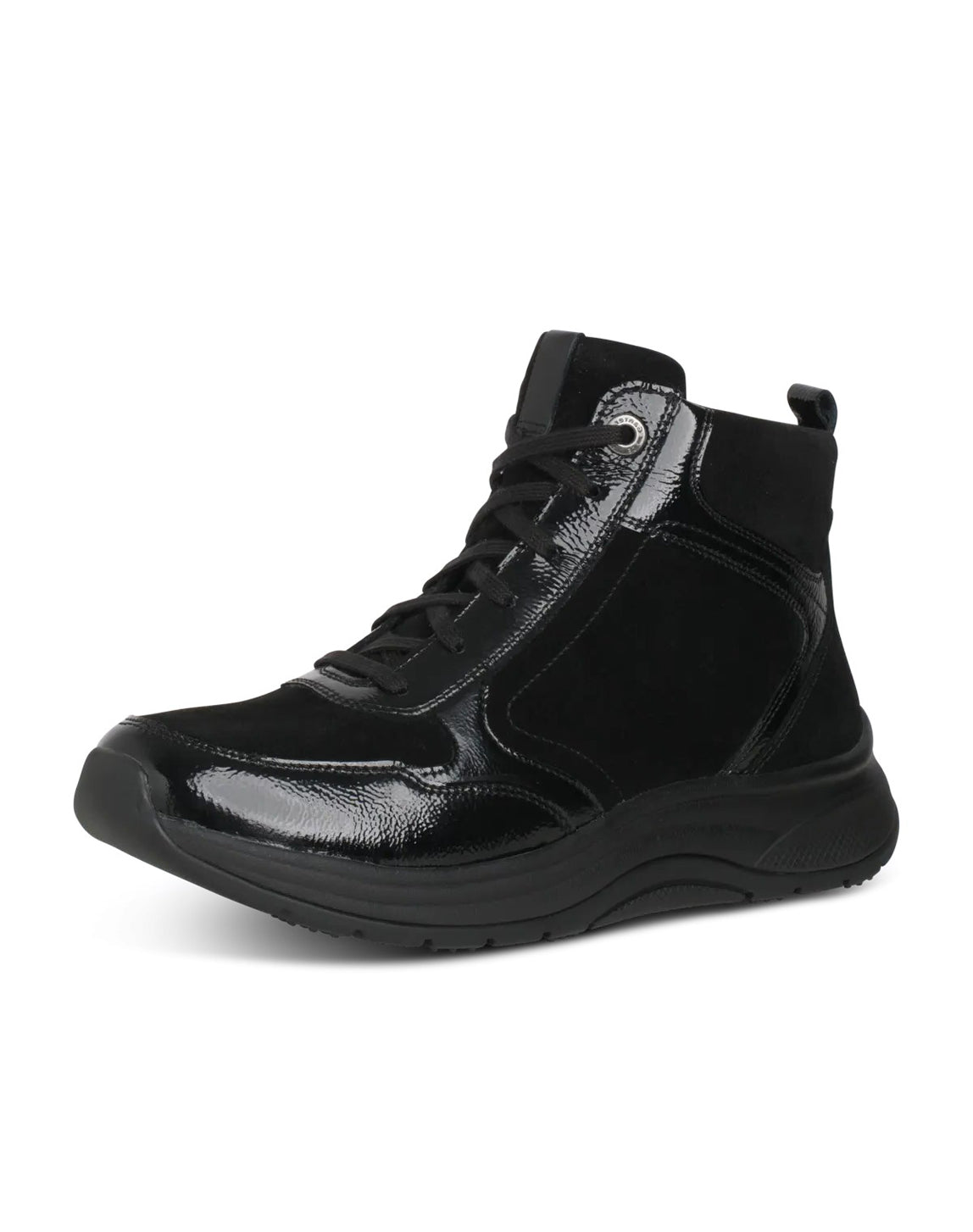 Ganter HIGH FLY Lace/Zip Ankle Boot – Black/Schwartz