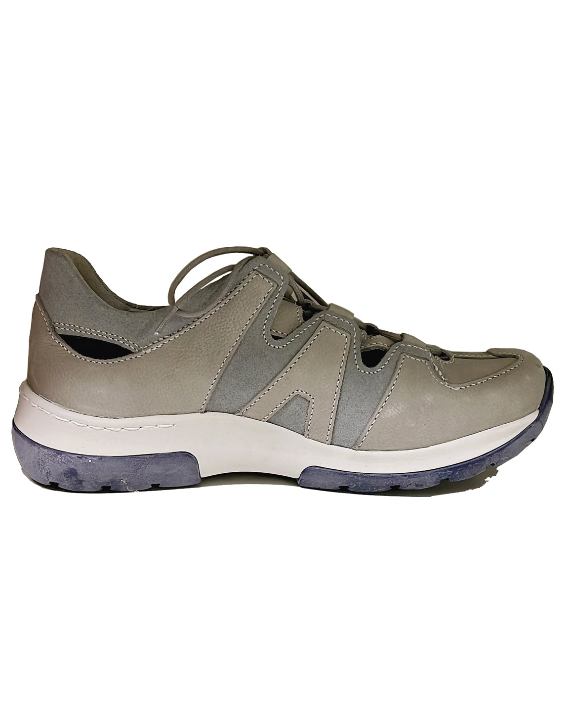 WOLKY 03028 NORTEC LACE UP SNEAKER - LIGHT GREY BLUE