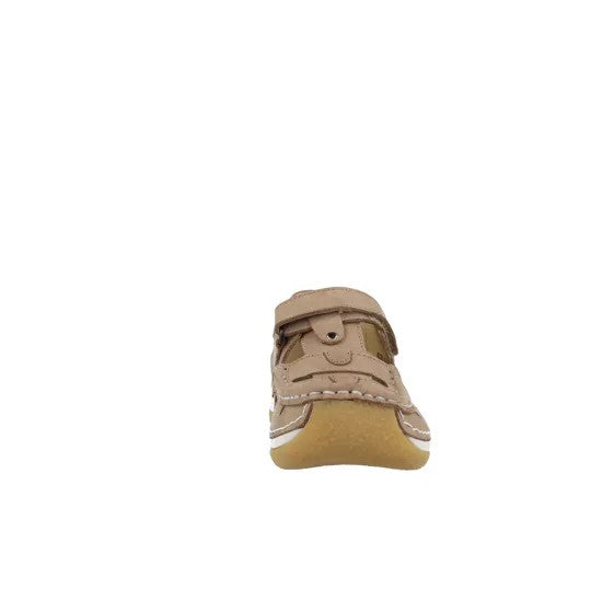 Wolky ESPERANZA Leather & Velcro Shoe - Safari