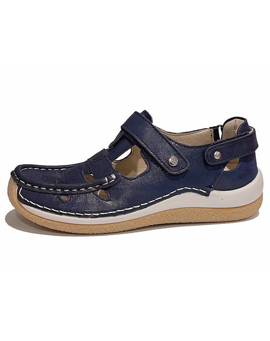 WOLKY 04528 ESPERANZA VELCRO SHOE DENIM