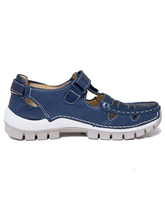 WOLKY 04703 MOVE CLOSED IN SANDAL - BLUE GREY