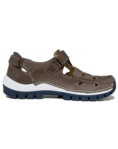 WOLKY 04703 MOVE CLOSED IN SANDAL - GREY BLUE