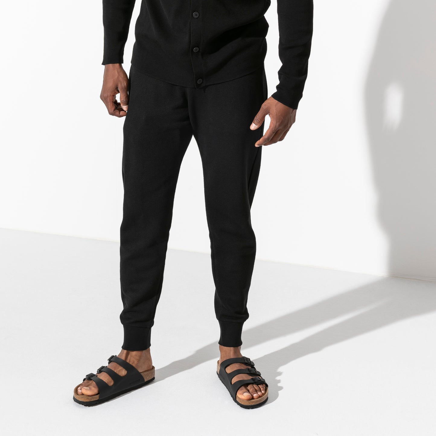 Birkenstock FLORIDA Birko Flor Slide - Black (Regular)