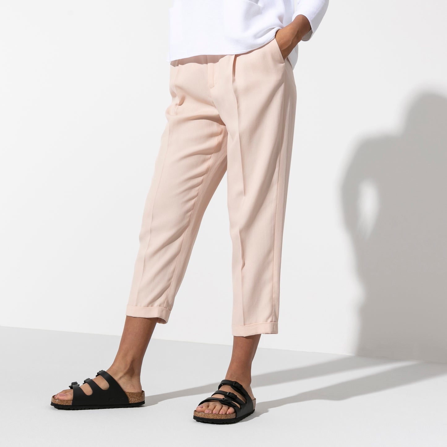 Birkenstock FLORIDA Birko Flor Slide - Black (Regular)