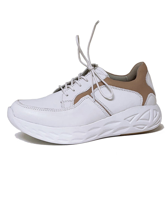 WOLKY 05700 BOUNCE SHOE- WHITE NUDE