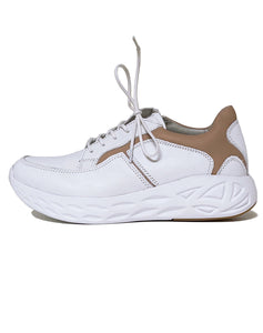 WOLKY 05700 BOUNCE SHOE- WHITE NUDE