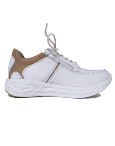 WOLKY 05700 BOUNCE SHOE- WHITE NUDE