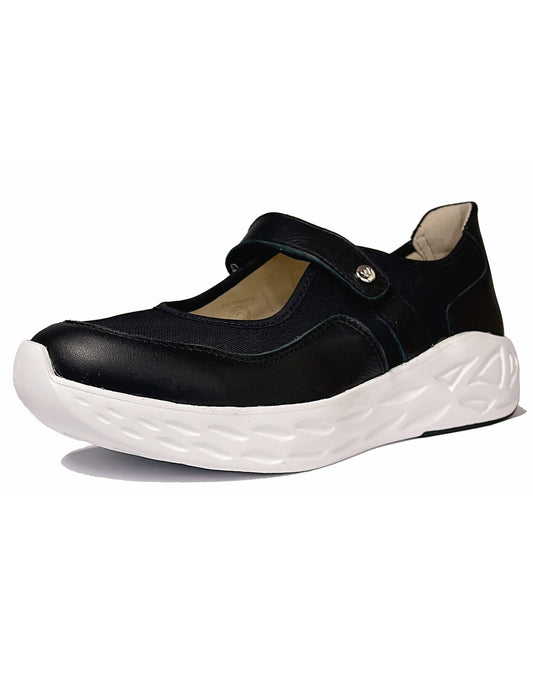 WOLKY 05705 SPRING VELCRO SHOE - BLACK SUMMER