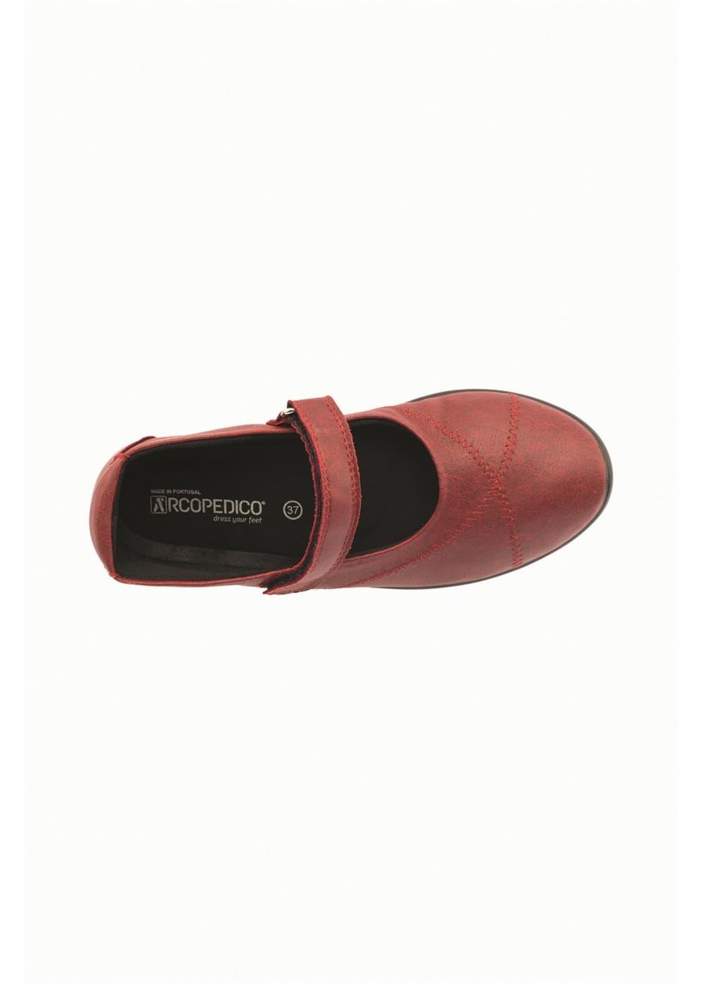 Arcopedico TRIGLAV Mary Jane Flats - Red