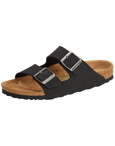 BIRKENSTOCK ARIZONA BLACK BIRKIBUC/MF VEGAN N - BLACK VEGAN