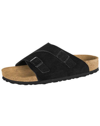 BIRKENSTOCK ZURICH BLACK SUEDE REGULAR