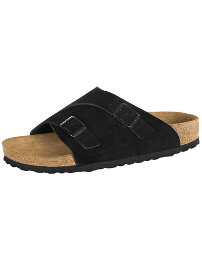 BIRKENSTOCK ZURICH BLACK SUEDE NARROW