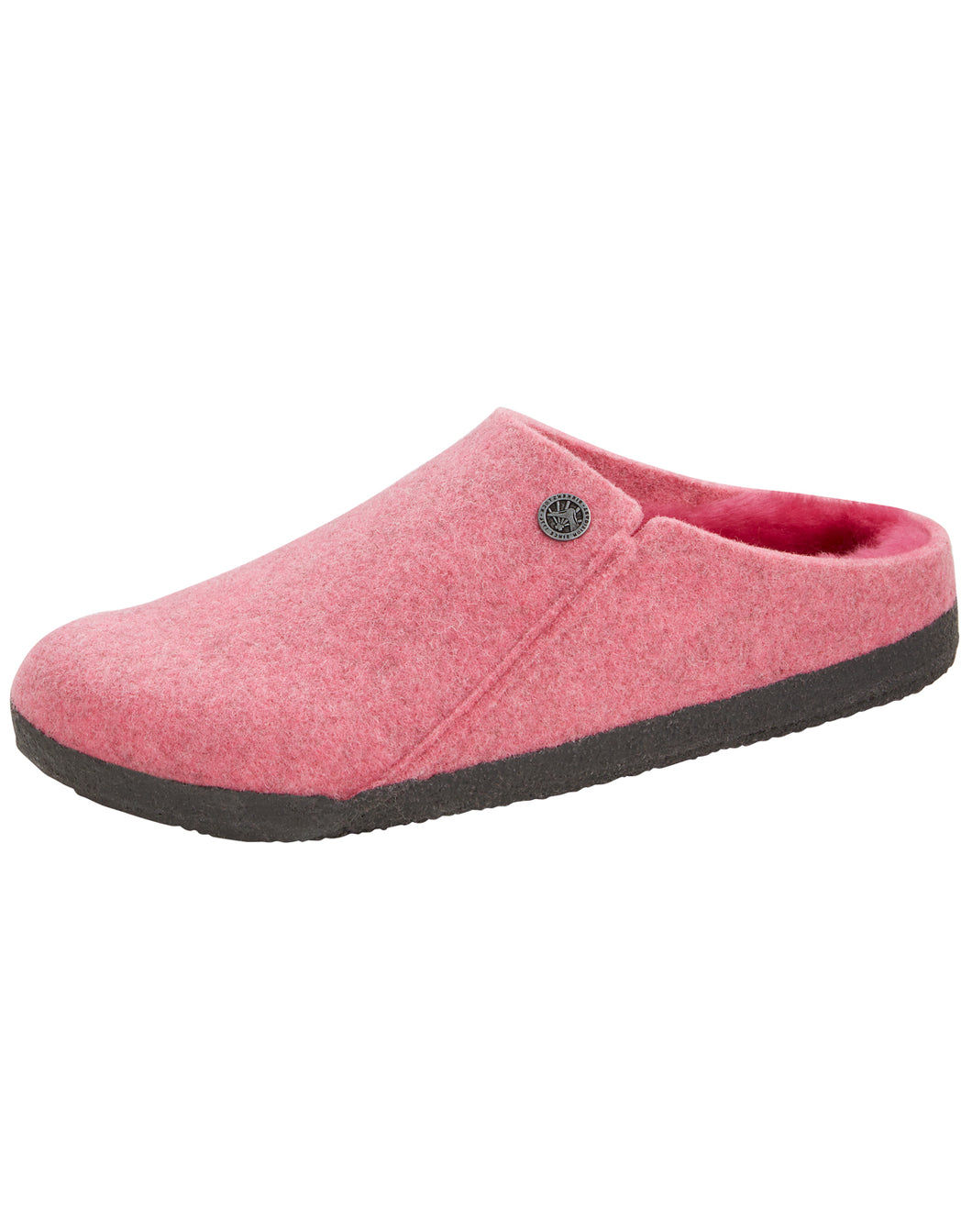 BIRKENSTOCK ZERMATT SHEARLING FUCHSIA TULIP FELT NARROW