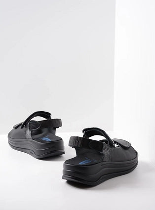 Wolky ADURA Savana Velcro Sandal - Black