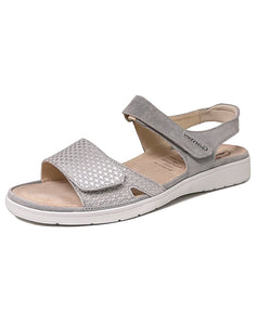 GANTER 200125 GINA VELCRO SANDAL - STONE