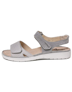 GANTER 200125 GINA VELCRO SANDAL - STONE