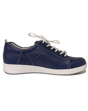 Load image into Gallery viewer, GANTER 208211 KERSTIN LACE/ZIP SHOE - DARK BLUE