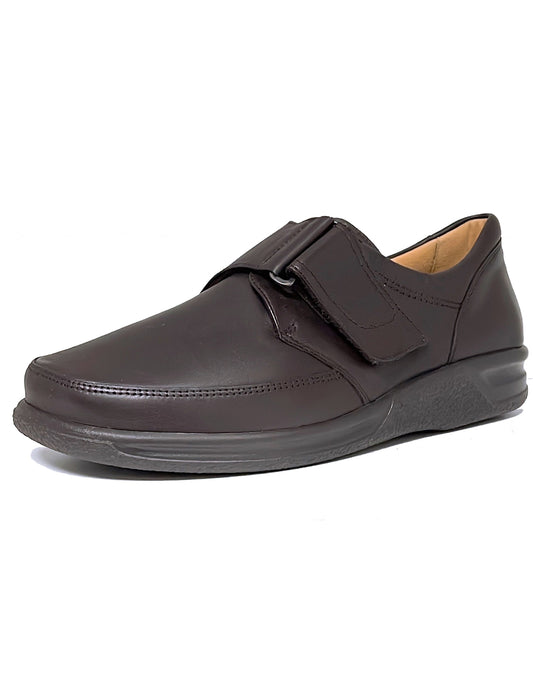 GANTER 256711 KURT VELCRO SHOE - ESPRESSO