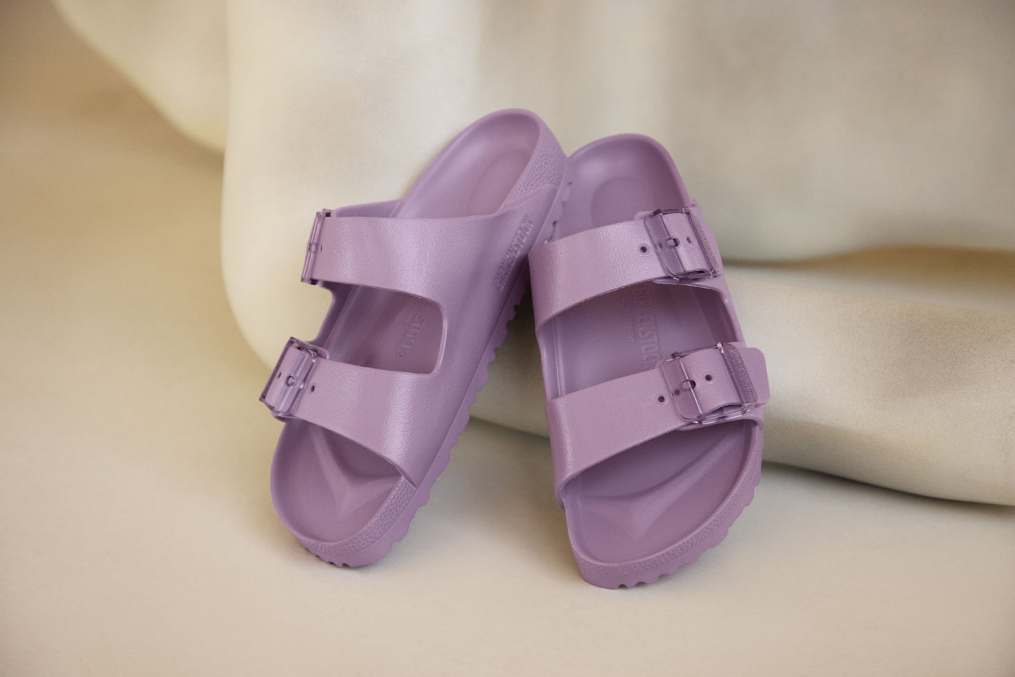 Birkenstock ARIZONA EVA Slide with Stealth Buckle - Mauve (Narrow)