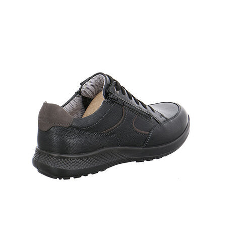 Jomos CAMPUS Mens Lace Up Zip Shoe - Schwarz (Black)