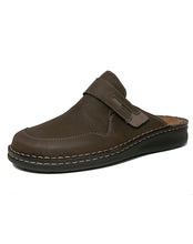 Load image into Gallery viewer, FIDELIO 366030 HANNO SLIPON CLOG - D BROWN OILED NUBUK