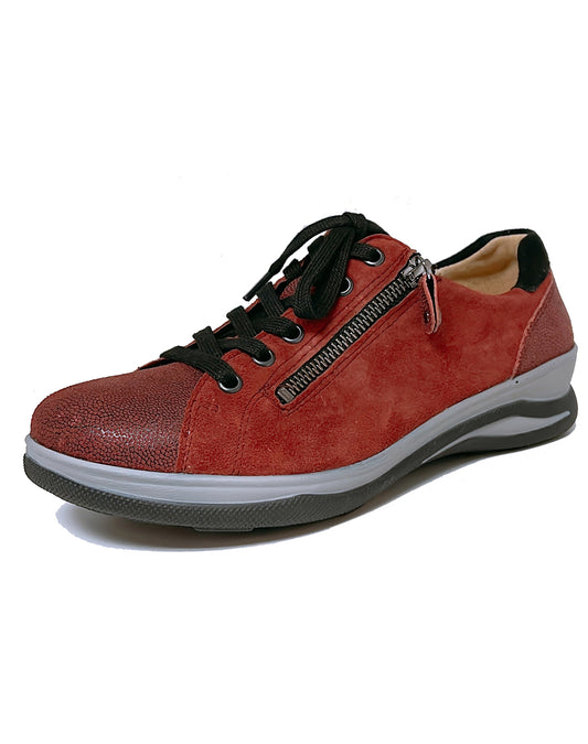 FIDELIO 386103 HALEY LACE ZIP SHOE - TILES CIRCUIT SUEDE