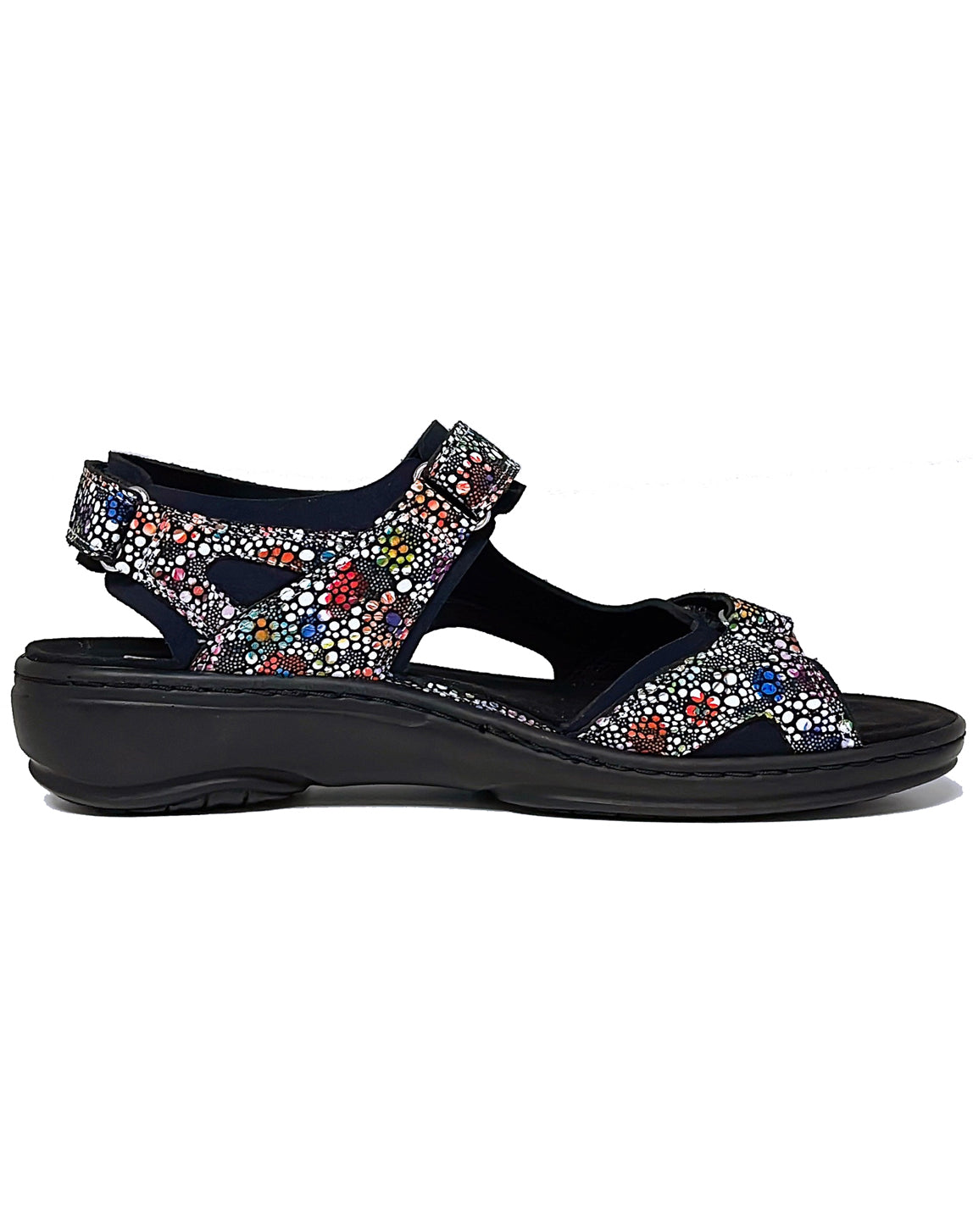 FIDELIO 445007 GINI G VELC SANDAL 35-43 - MULTI ROMANCE
