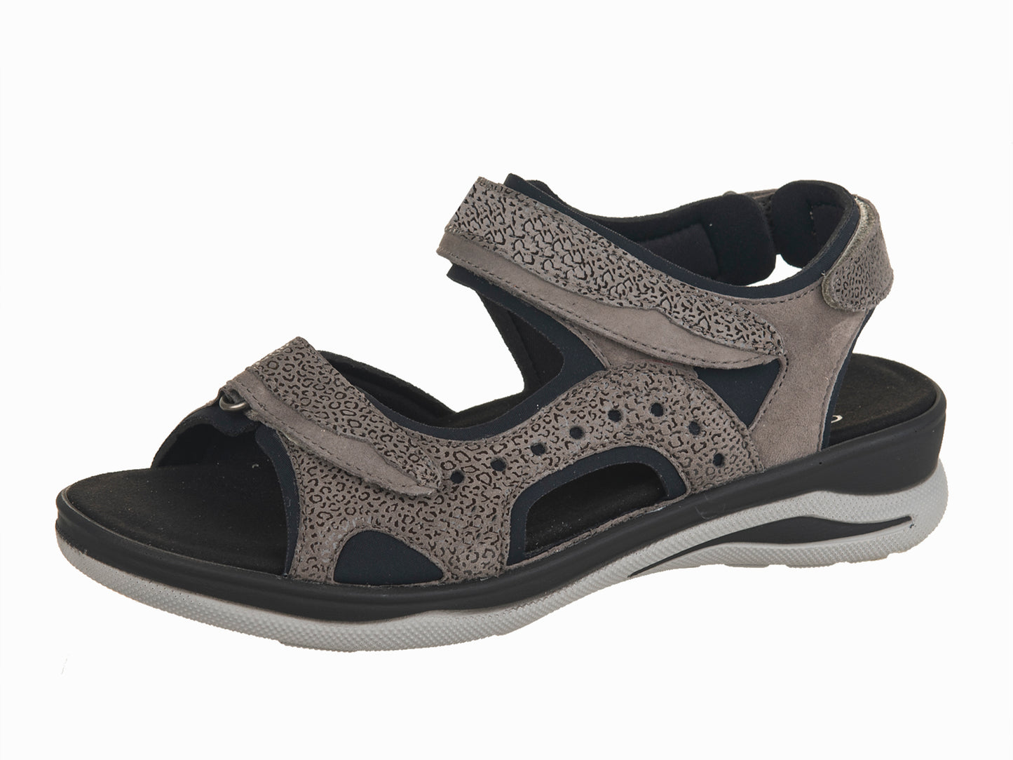 Fidelio HILLY Velcro Sandal - Umbra (Brown) Combi