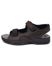 Load image into Gallery viewer, JOMOS 503606 DOUBLE VELCRO SANDAL - CAPPUCCINO SCHWARZ