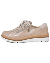 Load image into Gallery viewer, FIDELIO 505110 GLORY LACE ZIP SHOE - TAPIOCA CHARME LUX