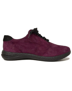 FIDELIO 526107 HI ENERGY LACE ZIP SHOE - VINO AMALFI