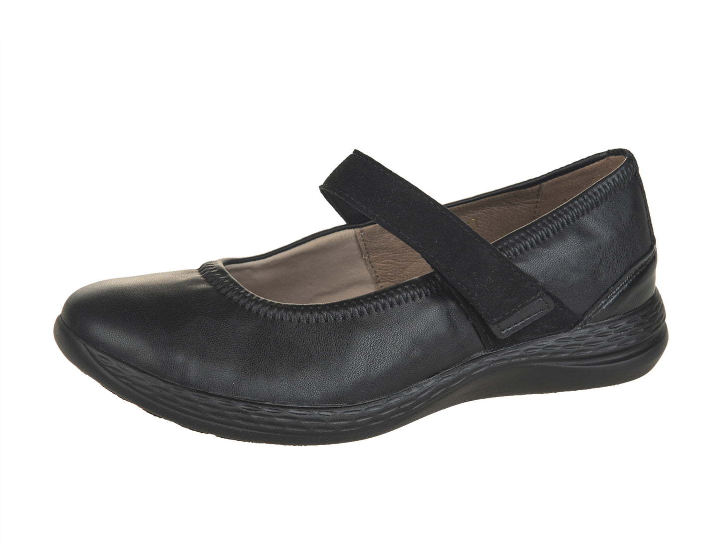 Fidelio HI-ENERGY Superstretch Velcro Mary Jane - Schwartz (Black)