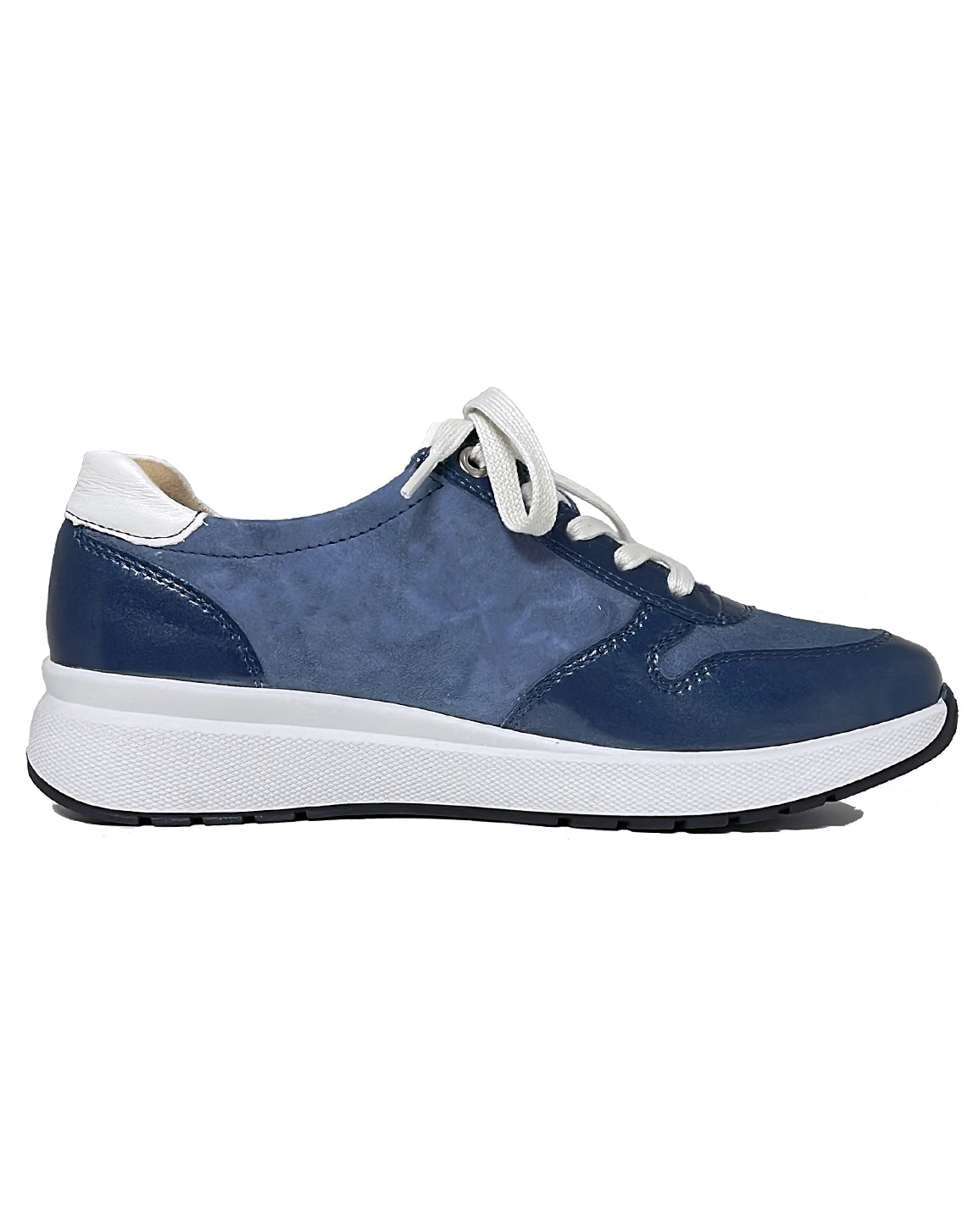 FIDELIO 566104 H HEAVAN LACE ZIP SHOE - BLUE HAZE CHARME LUX