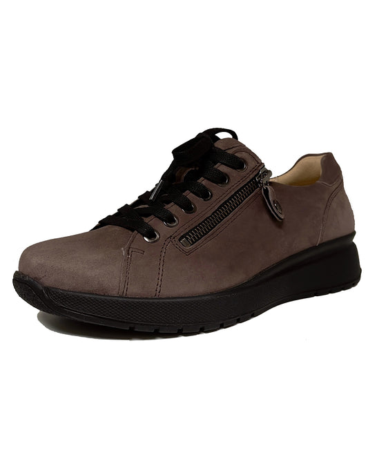 FIDELIO 566108 HEAVEN LACE ZIP SHOE - PEANUT SUEDE
