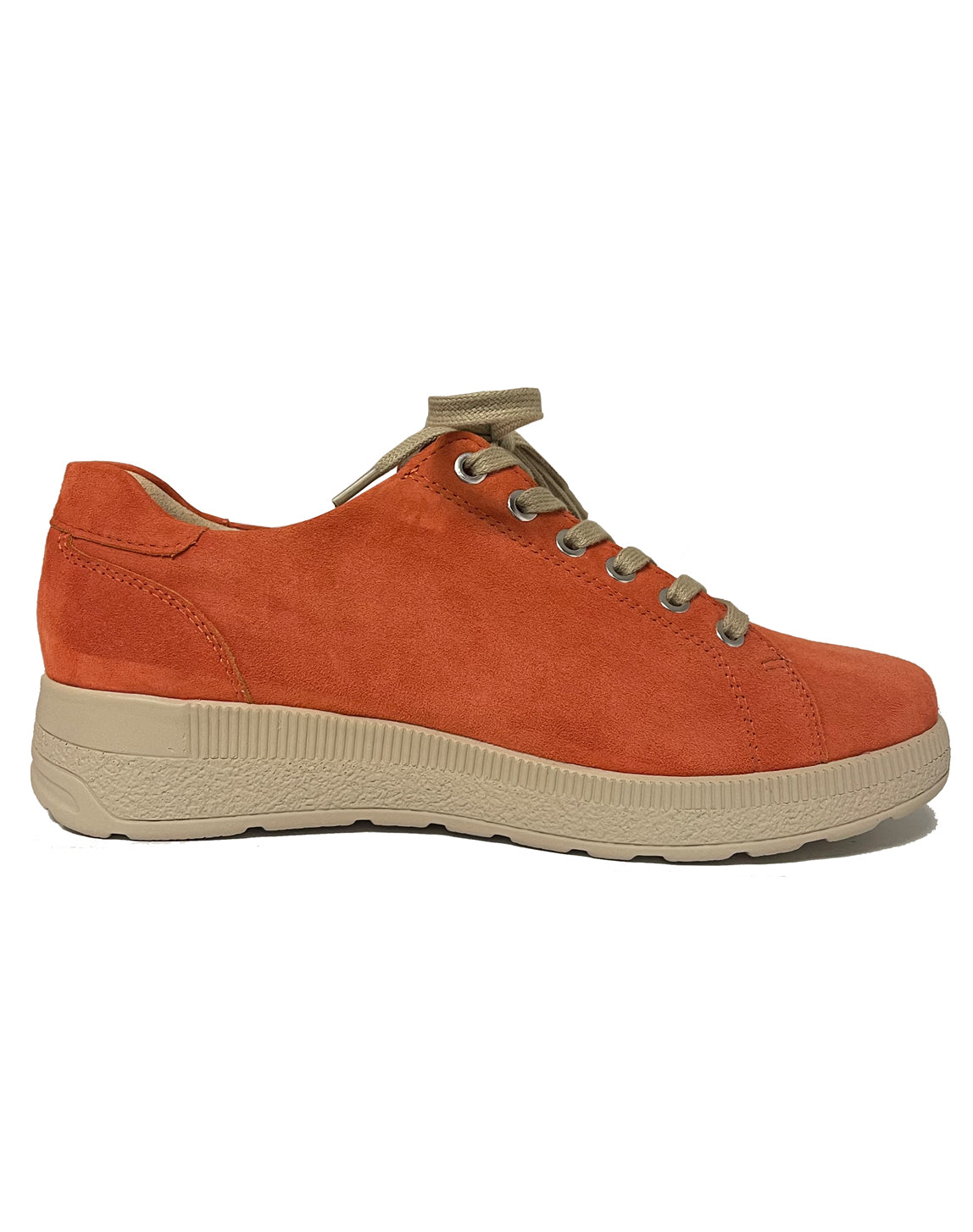 FIDELIO 576103 H HOLY LACE ZIP SHOE - FLAME NUBI