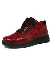 Load image into Gallery viewer, FIDELIO 576607 H HOLY LACE ZIP BOOT - BORDO PATENT AMALFI