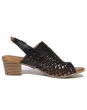 Load image into Gallery viewer, CABELLO ANTAS PLAITED SANDAL - BLACK