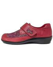 Load image into Gallery viewer, PURE COMFORT ARCPC STRETCH VELC SHOE - WINE STRETCH