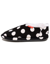 Load image into Gallery viewer, ARCHLINE AS301 CLOSED SLIPPER BLACK WHITE POLKADOT