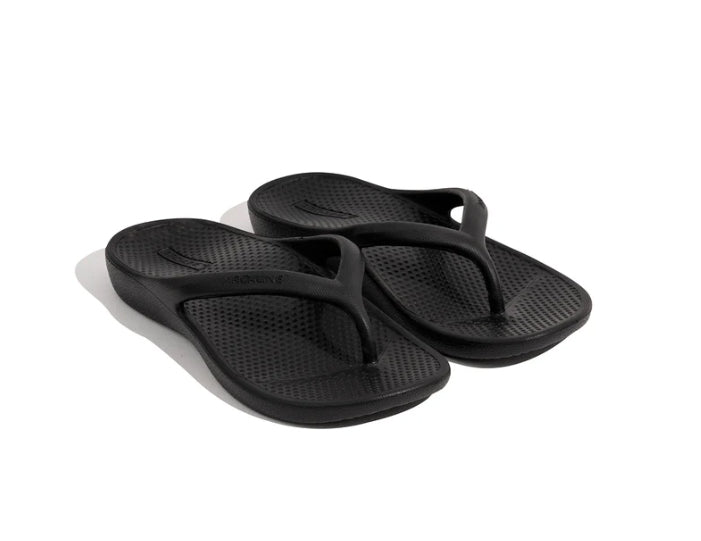 Archline REBOUND Orthotic Thong - Black