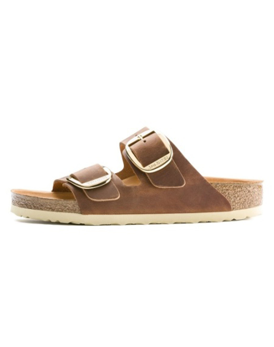 Birkenstock ARIZONA Big Buckle Oiled Leather Sandals - Cognac Regular