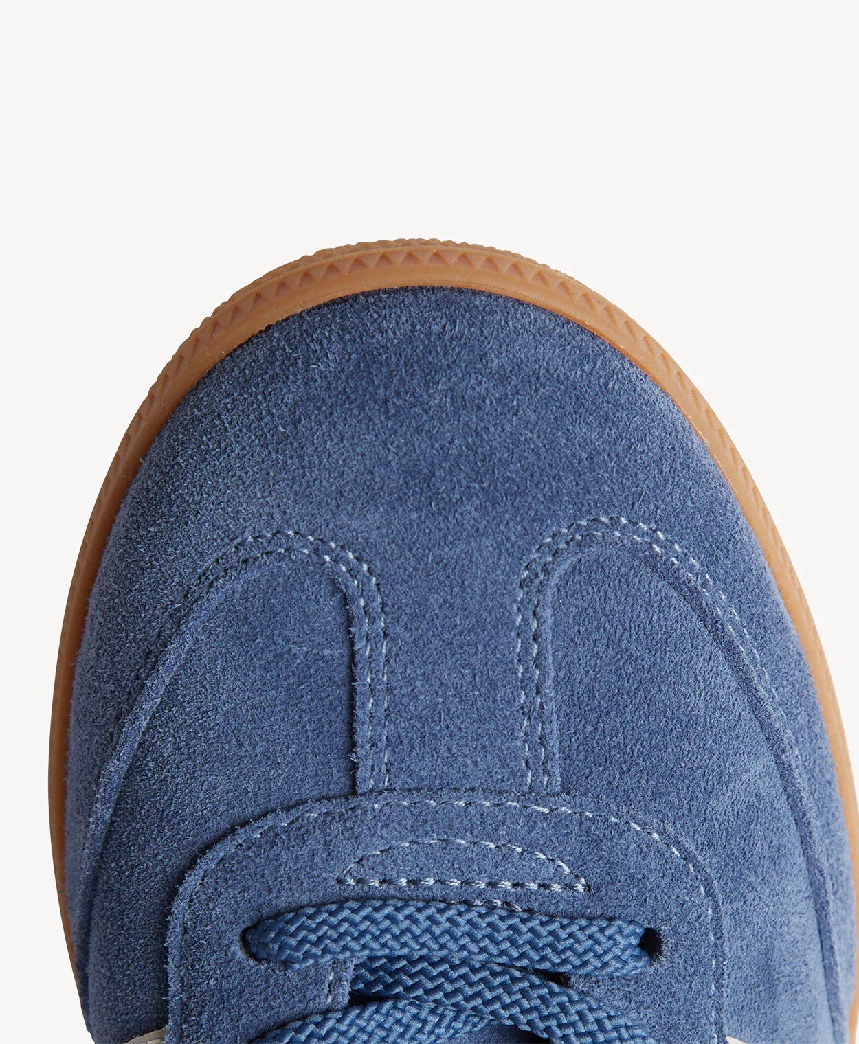Goodsole Parallel 2001 Lace Up Sneaker - Peacock Blue Suede & Ivory Leather