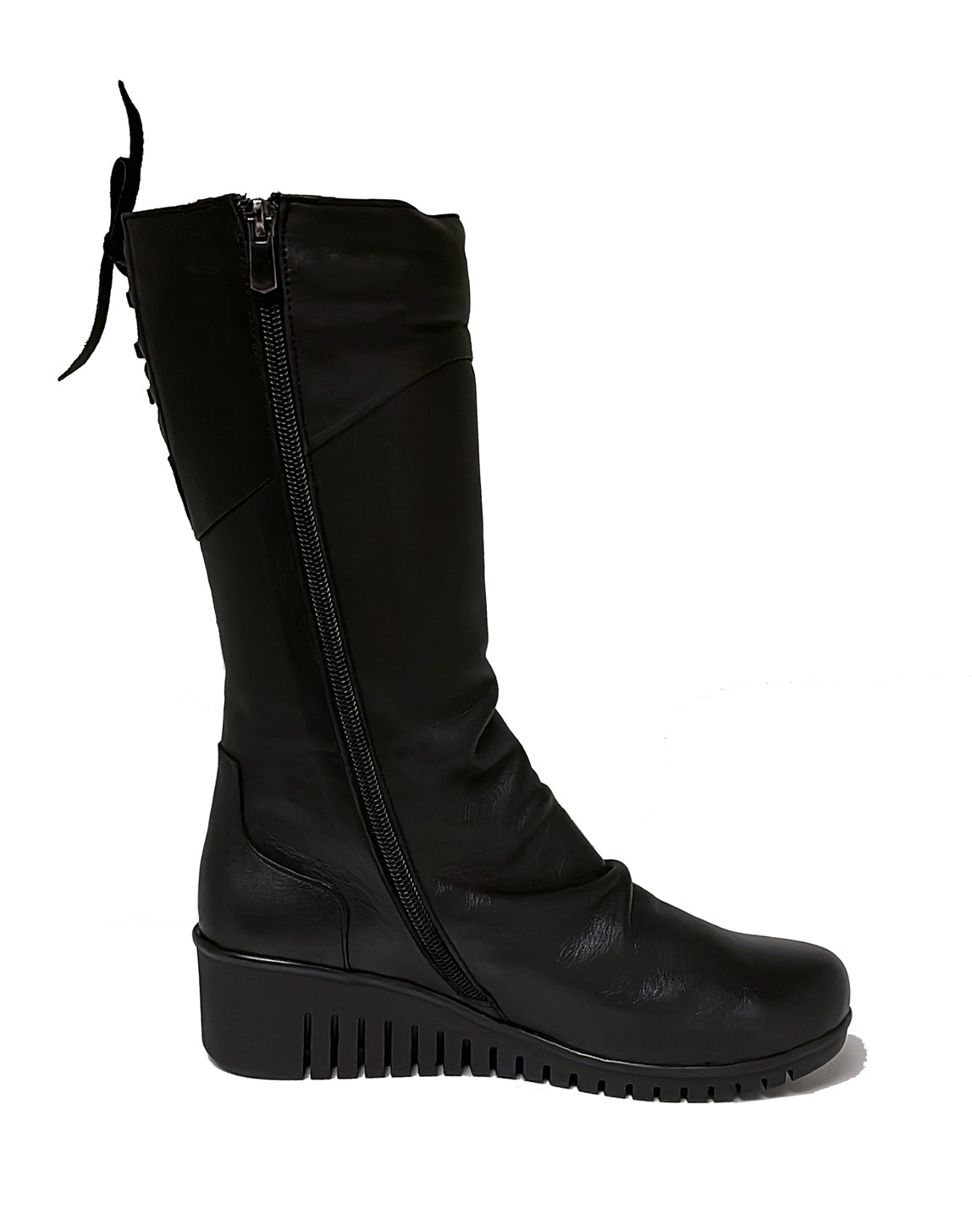 Wedge clearance calf boots