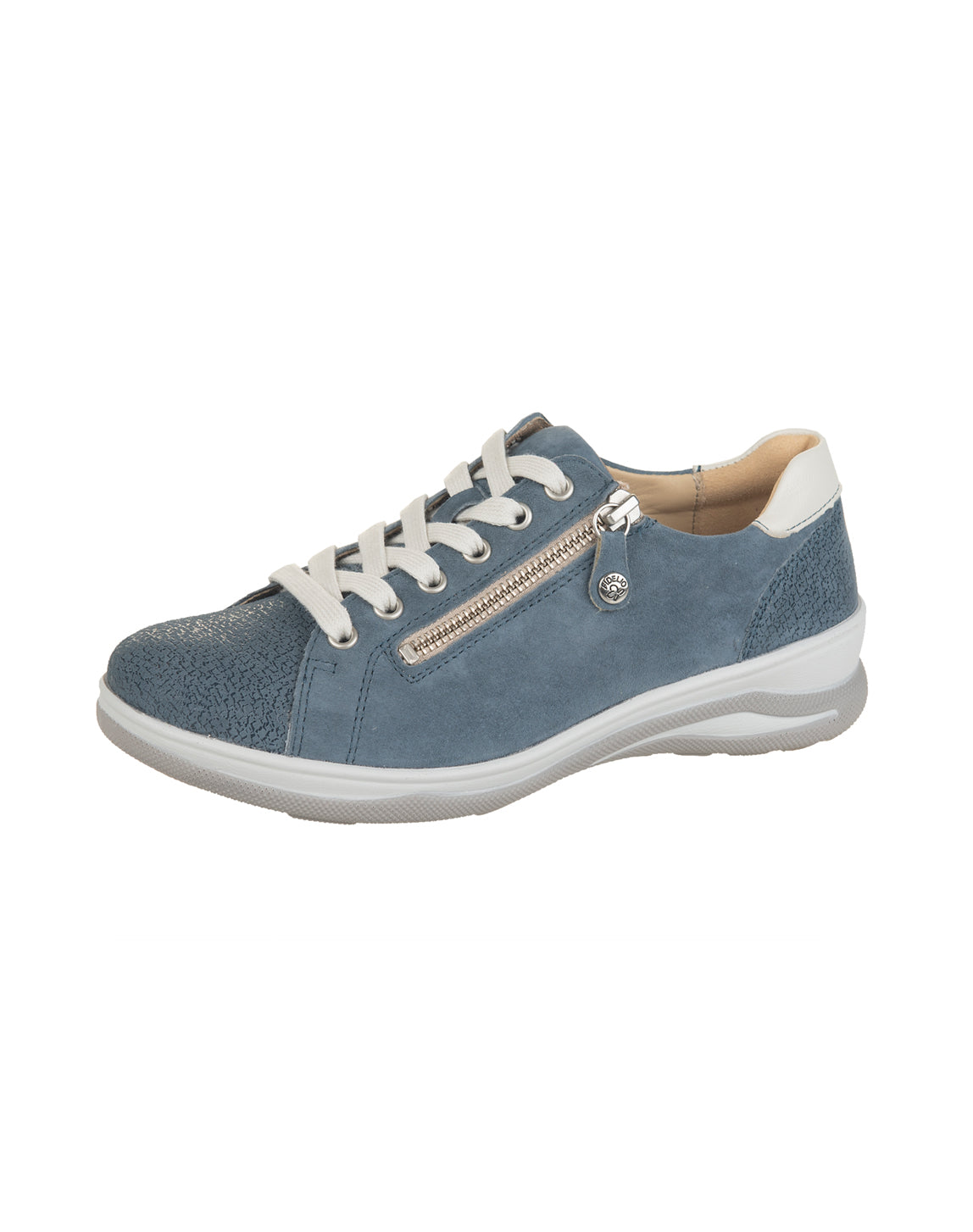 Fidelio HALEY Lace Up Zipper Shoe - Royal Combi (Blue)