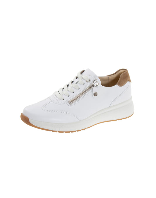 Fidelio HEAVEN Lace Up & Zip Sneaker - Blanco Nappa (White)
