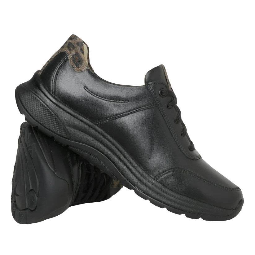 Ganter High Flyer Leather Shoe - Black