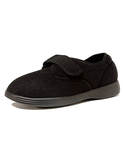 GADEAN HOUSE 3E SINGLE VELCRO SLIPPER - BLACK