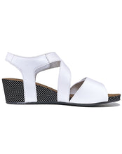 Load image into Gallery viewer, SILVER LINING KYLIE POLKA WEDGE - WHITE