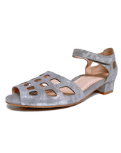 Load image into Gallery viewer, SILVER LINING QUAVER BACK IN SANDAL - DUSTY GREY
