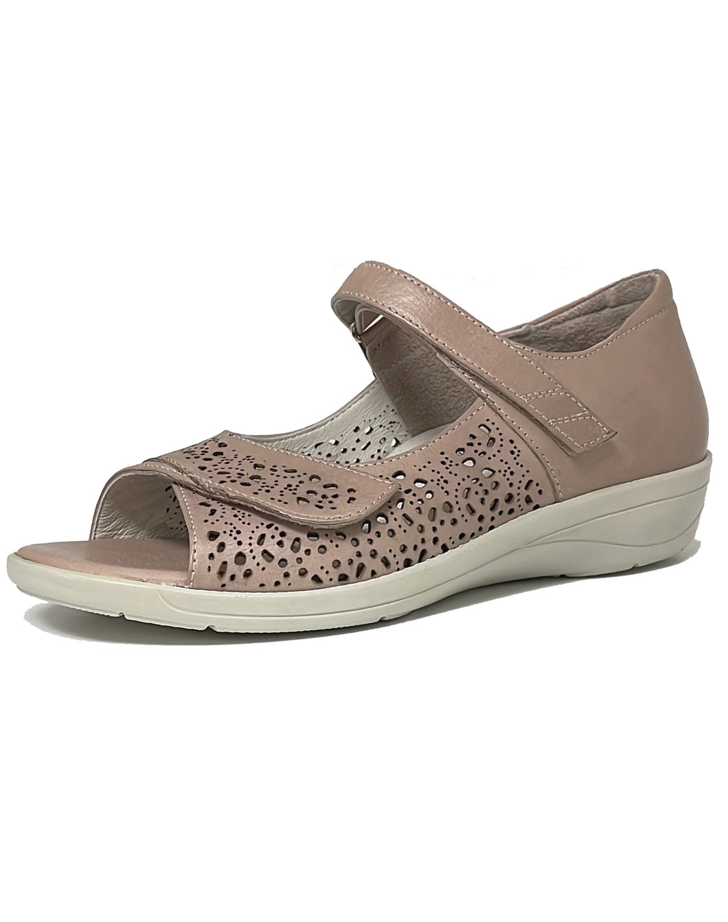 CABELLO RE3405 BACK IN LEATHER SANDAL - TAUPE